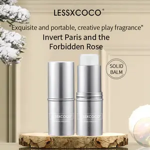 Long-lasting Fragrance Body Balm, Unisex, Simple and Portable, Odor-Preventing, Two Scents: Paris/Rose, Mild Scent