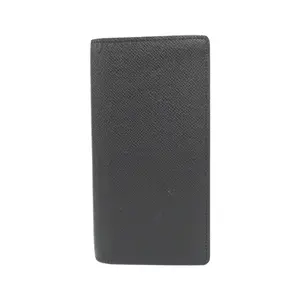 Pre-owned Louis Vuitton Calfskin Small Leather Goods Taiga Long Bifold Wallet