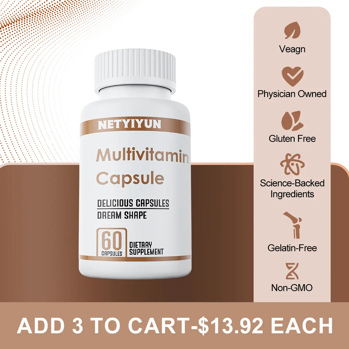 Dream Shape Capsules -Top Support and Peach Gains- Workout Aid - Women’s Support Supplement - Essential Herbs - Multivitamins | Healthcare | Fitness