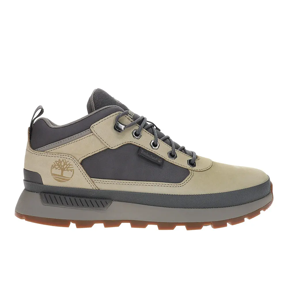 Timberland Mens Field Trekker Mid Lace Up Sneakers Shoes Casual - Beige Timberland Mens Field Trekker Mid Lace Up Sneakers Shoes Casual - Beige