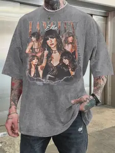 Ella Langley Printed Shirt, Ella Langley Tour 2026 T-Shirt, Vintage Graphic Music Shirt, Retro Unisex Oversized Tee, Concert Fan Outfit, Trendy Music Inspired Apparel, Gift For Fans