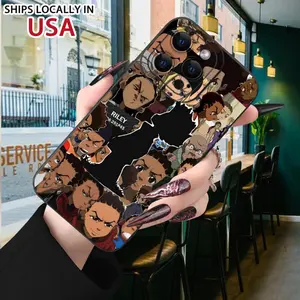 The Boondocks Design Phone Case Compatible with Iphone Models 16, 15, 14, 13, 12, 11, XR, Plus, Pro, Max, And Mini, Perfect As a Gift for Easter, Christmas, Halloween, Or Birthdays for Your Girlfriend, Boyfriend, Friend, Or Even Yourself.
