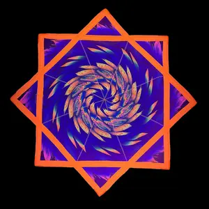 Vortex Bloom Star Flow Toy for EDM Fests