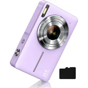 Digital Camera FHD 1080P,  Point and Shoot Digital Cameras with 16X Zoom Anti Shake, 32GB Card, Compact Small Camera for Boys Girls ,