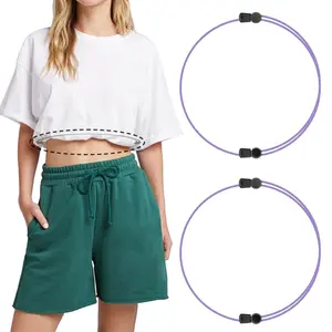 2PCS Adjustable Shirt Tuck Band Women,Stretchy & Invisible Shirt Tuck Band Women,Makeover Top Style