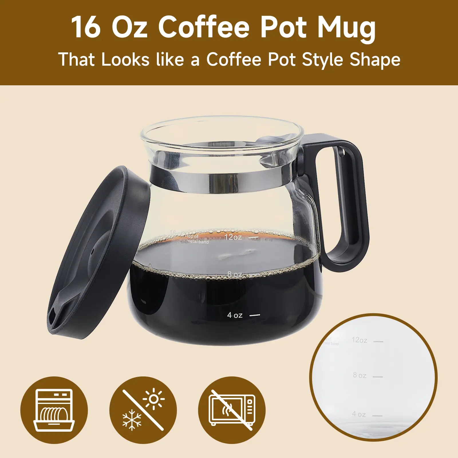 6 cup coffee press PUQ press Mini White