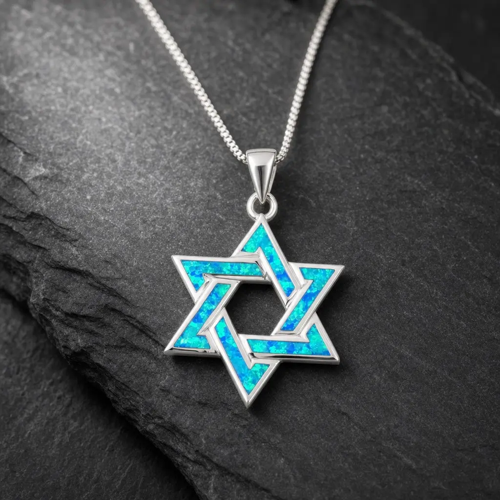 Shalom Star of David Necklace