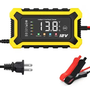 Smart Pulse Repair Charger Constant Voltage Current Lead Acid Battery Charger, Car Battery Charger 12V 6a, Automotive Battery Charging Device, Vehicle