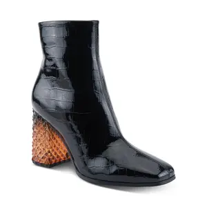 Azura by Spring Step Patent Leather Boots - Longoria
