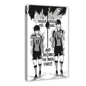 Anime Blue Lock Manga XXXII Canvas Poster Wall Art for Home Bedroom Office Dorm Room Decor