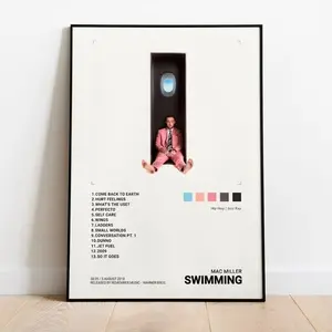 Mac Miller - Swimming Album Cover Poster, No Frame