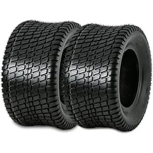 22x11-10 4PR Lawn Mower Tire & Tractor Turf Tire & Garden Tire 22x11x10 Set of 2 Black