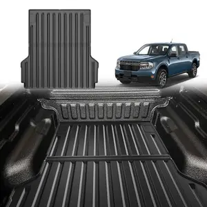 For Ford Maverick 2022 2023 2024 2025 2026, TPE Truck Bed Mat, Heavy Duty Bed Liner Protector, Cargo Liner Pickup Truck Bed Accessories