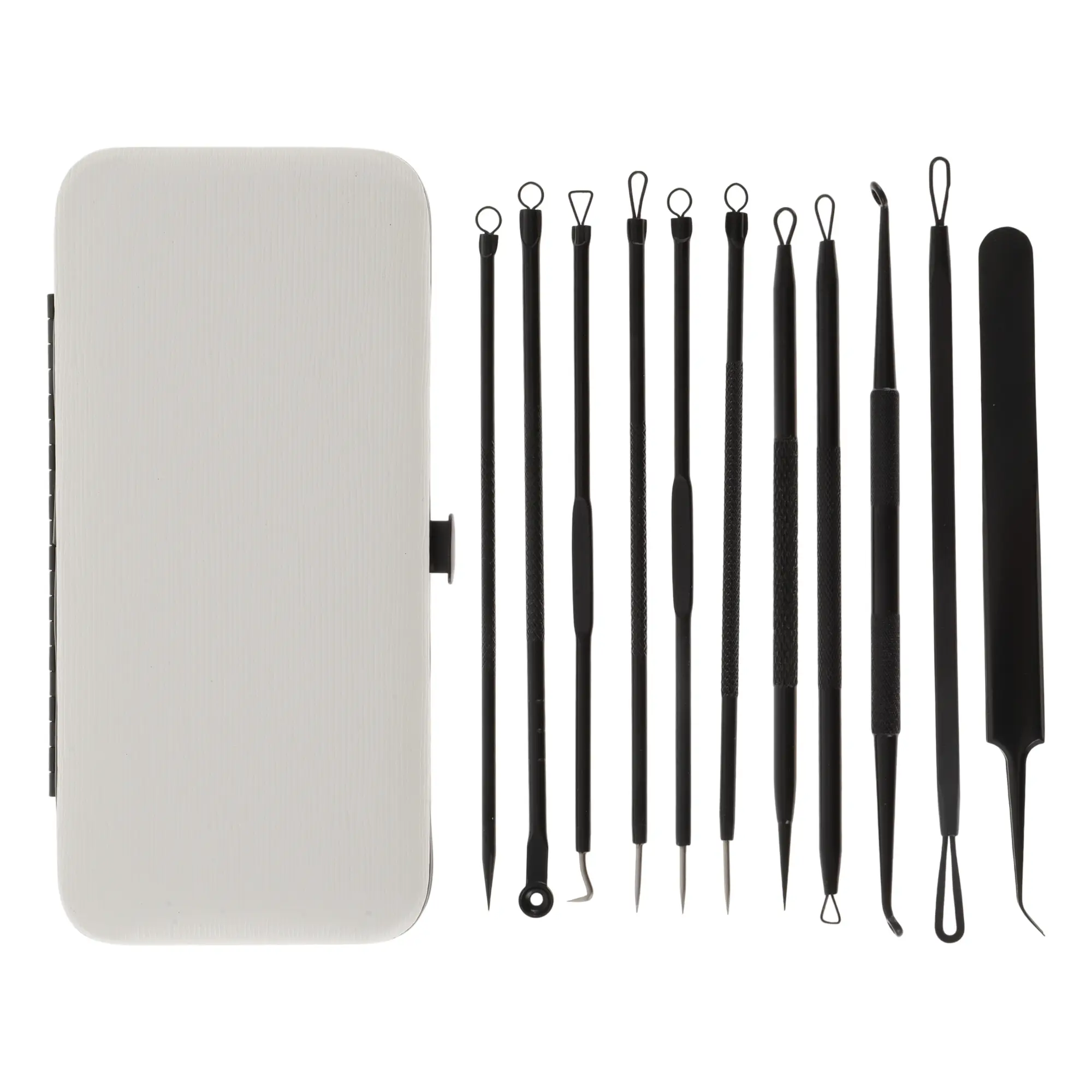 VOCOSTE 1 Set Professional Durable Acne Needle Extractor Skin Care Tools Kit Black
