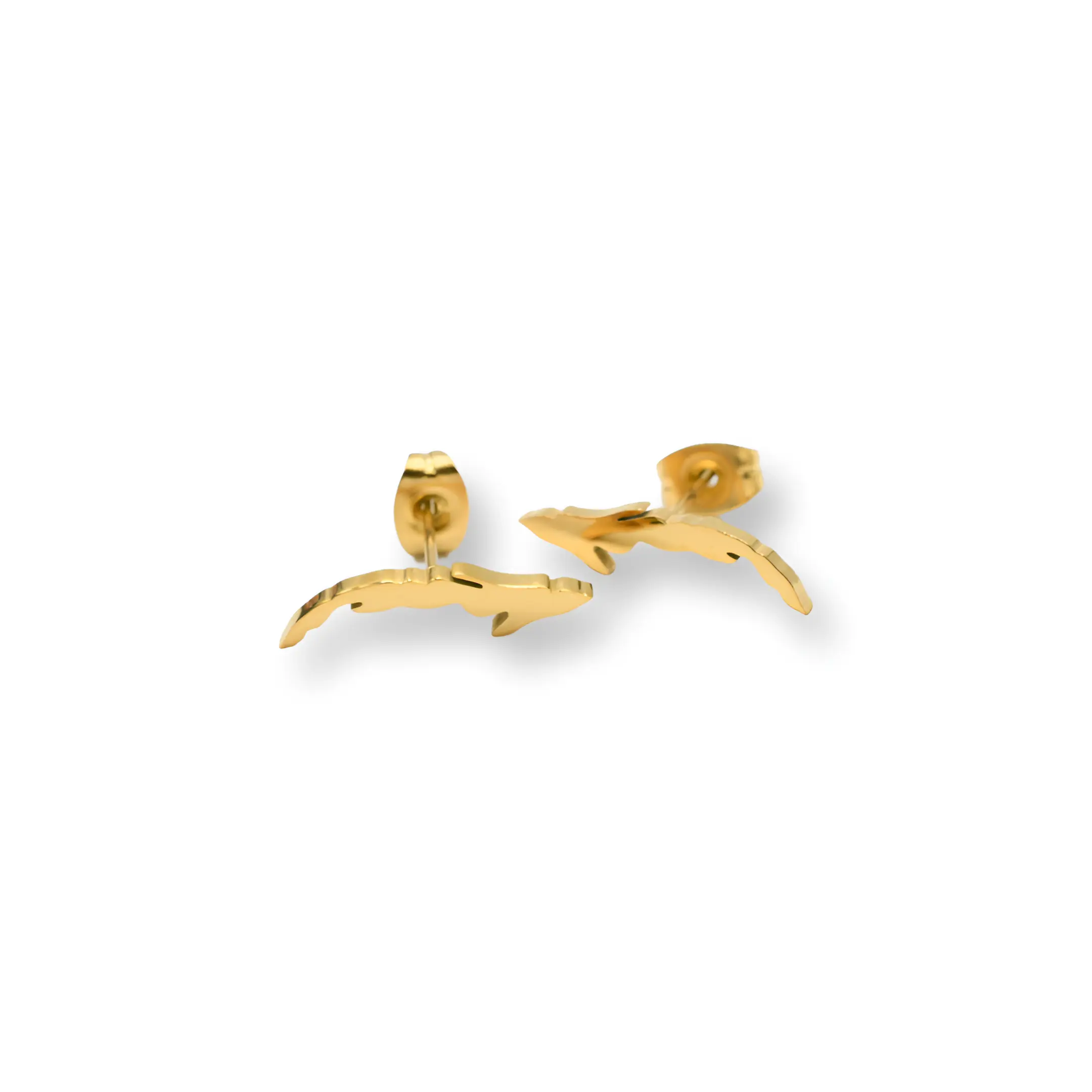 C Map Earrings - Elegant Design with Unique Shape and Finish