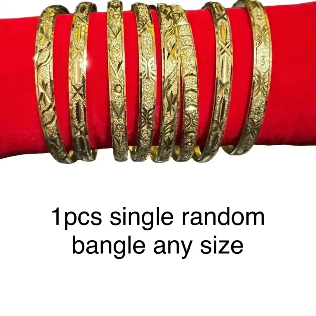 SINGLE ONE BANGLE ONLY Empress Fashion Gold OR Tri Color ONLY Bangle size mix patterns SINGLE ONE BANGLE ONLY Empress Fashion Gold OR Tri Color ONLY Bangle size mix patterns