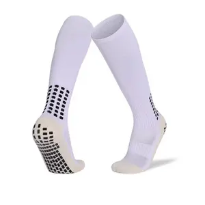 Men's Soccer Socks Anti Slip Knee Socks Non Slip Grip Pads for Football Basketball Sports Socks