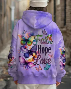 Faith Hope Love Women's All Over Print Shirt / T-shirt Sweatshirt Hoodie Zip Hoodie