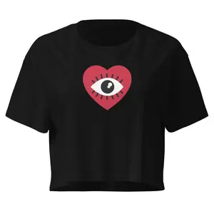 Eye Love Cropped T-Shirt