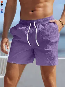 Men's Casual Fashion Beach Pants with Drawstring Design Suitable for Travel, Daily Leisure, Sports, Perfect for Summer Wear Breathable Stretchy Shorts shorts for men shorts for summer essential shorts bop shorts