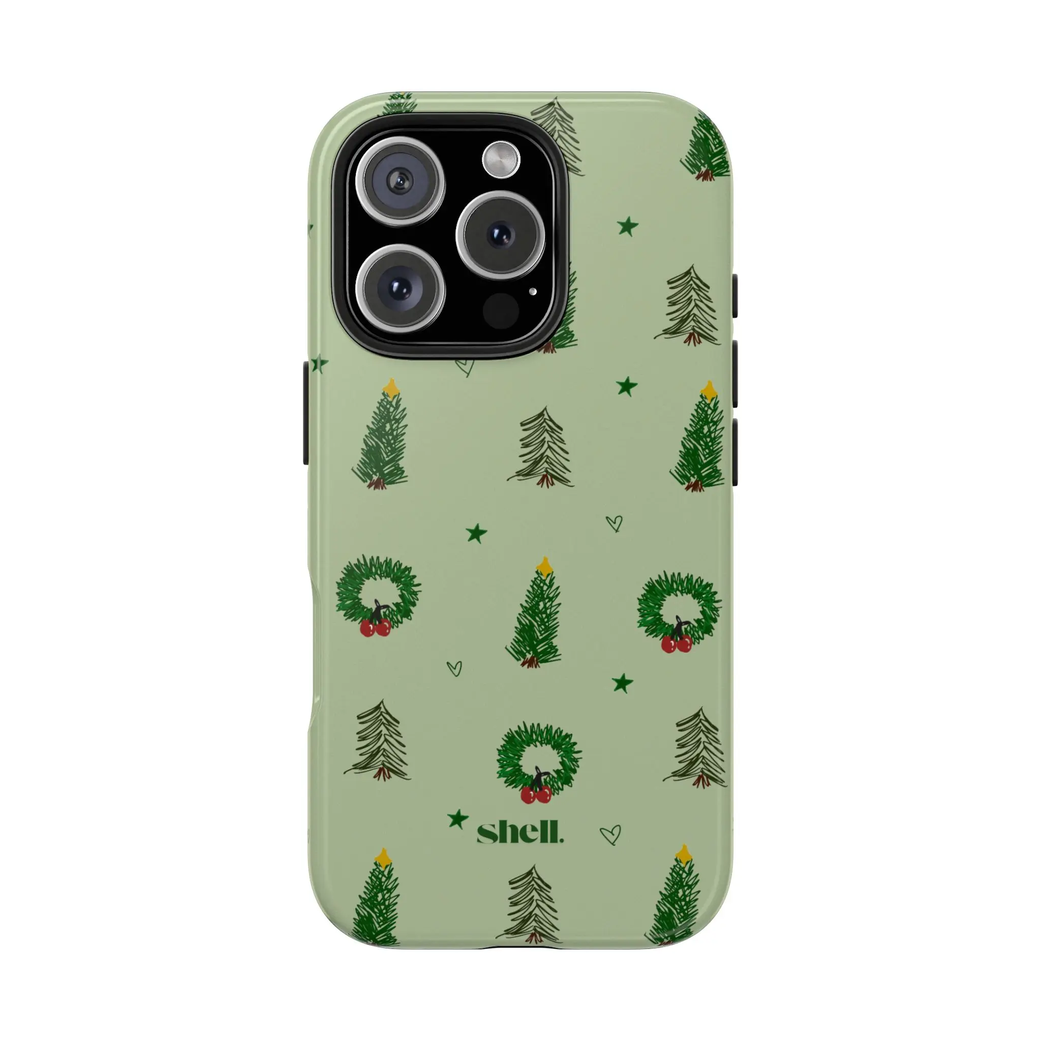 Christmas Trees Shell - Phone Case