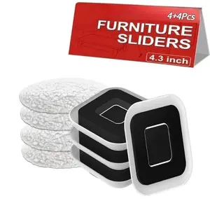 Yitape Moving Pad Set, 12.7cm Triple-Use Furniture Sliders, 8-Piece Kit, Suitable for Carpets & Hardwood Floors, Protects Floor From Scratches