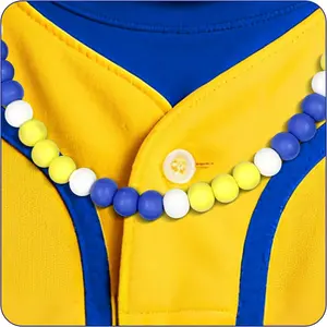 15In/18In/20In/22In Baseball/Basketball  Day Clay Beaded Necklace, Elastic Clay Beaded Chain, Baseball Drip Accessories for Men Women Team Players Lovers