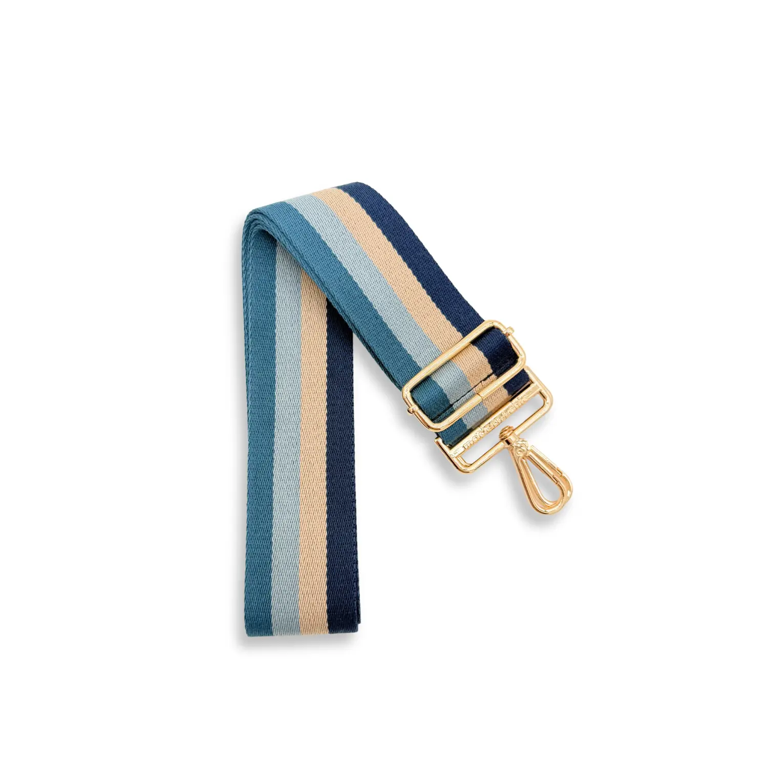 Rynn Striped Adjustable Bag Strap, Casual Adjustable Strap, Striped Color Combo Pops, Gold-Polished Hardware Glow, Luggage & Bag Accessory