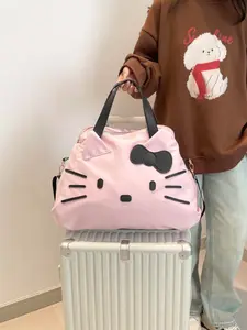 Kitty Cat Travel Bag, Sweet Women's Shoulder Bag, Crossbody Bag, Handbag, Gym Bag, Clothing Storage Bag, Versatile and Stylish