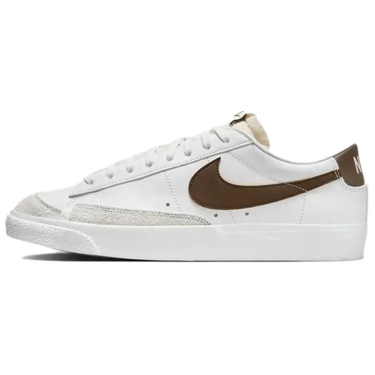 Nike Blazer Low 77 Vintage White Cacao Wow Stylish Sneakers Men's DA6364-113