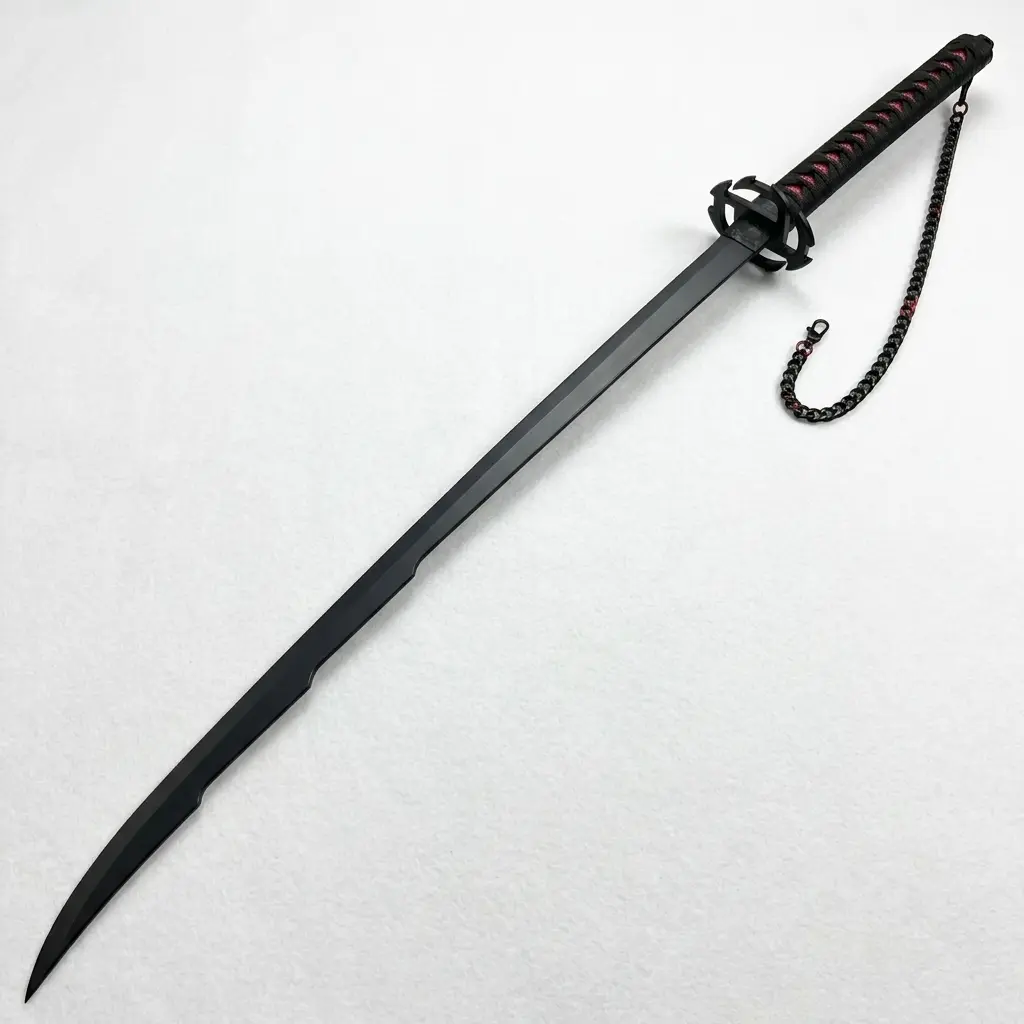 Bleach "Tensa Zangetsu Sword" 37" Carbon Replica Ichigo Kurosaki Cosplay Accessory