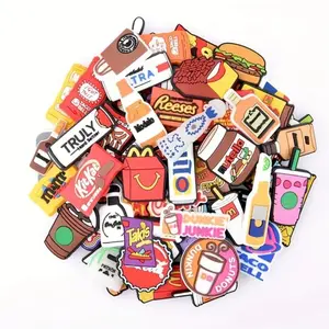 Fast Food and Bottle Shoe Charms