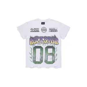 Quito White Graphic Oversized T-Shirt