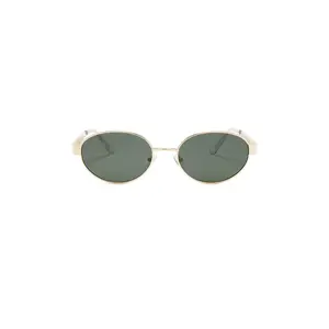 Banbe The Evangelista Sunglasses in Gold & Green