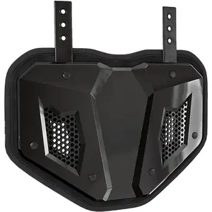 LeCool Football Back Plate - Lower Back Protection for Shoulder Pads - Hard Shell and Contoured Foam, Youth to Adult
