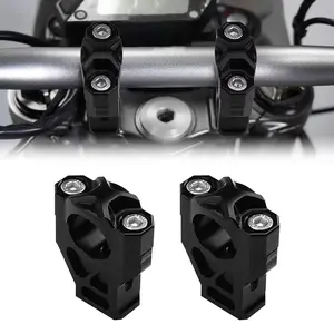 Direction Handle Card Holder CNC Front Handlebar Bar Risers Bracket For Sur-Ron Ultra Bee Electric Bike Handlebar Riser Handlebar Clamp Adapter Handlebar Riser Handle Lifter Direction Card Holder Motorcycle Adapter for Sur-Ron for Ultra Bee