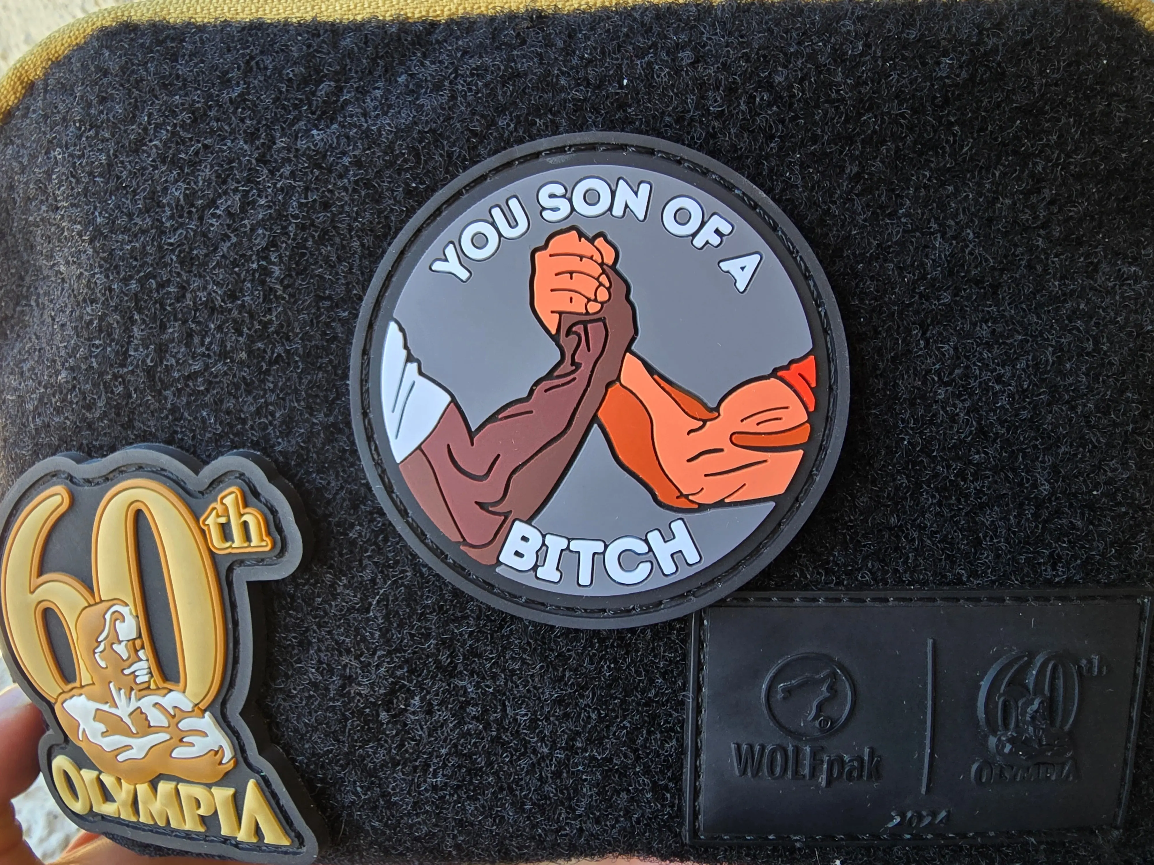 Iconic Handshake Rubber Hook and Loop Patch - TikTok Shop