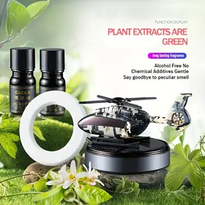 Helicopter Shaped Car Air Fresheners,Rotating Solar Powered Car Freshener, SolarHelicopter Car Aromatherapy, Car InteriorDashboard Decoration, Car Interior Decor,Universal Car Interior Decoration AccessoriesCar Accessories Car Fragrance Diffuser