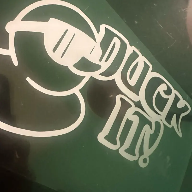 Duck It! Decals Durable Weather Resistant Stickers for Vehicles Windows or Walls Easy Installation Unique Touch Customization