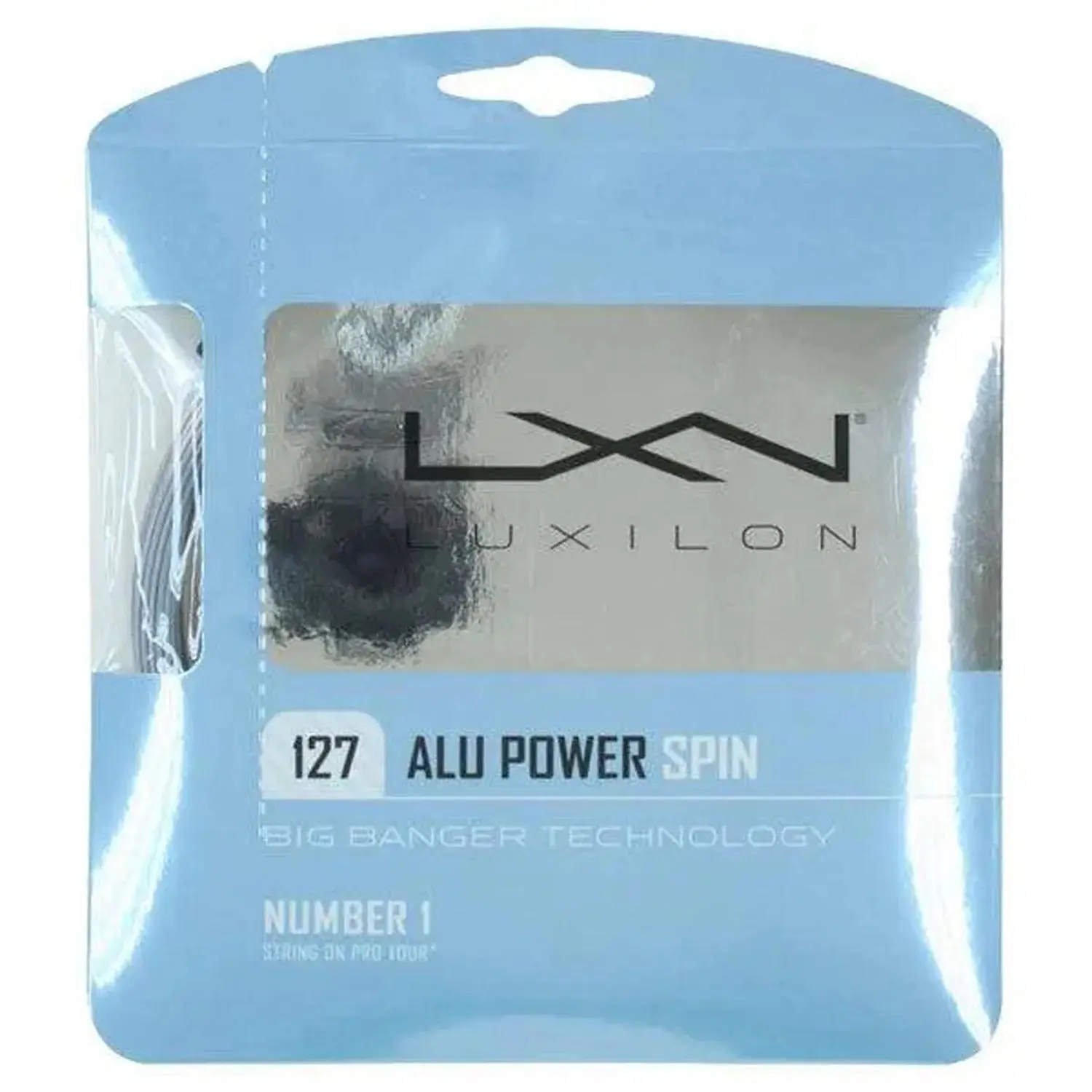 ALU Power Spin Tennis String, Geometric Pentagonal Polyester for Maximum Spin and Control, Pro Tour-Level Durability - 16G / 1.27mm Gauge, 40 ft, 16 G / 1.27 Mm, 40 Ft / 12.2M