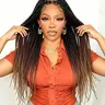 24 Inch Full Lace Front Wig, Handmade No Knot Cornrow Braid, Synthetic Braided Wig, Breathable Comfort, Realistic Hairline, High Density Straight Hair, Suitable for Women, Synthetic Wigs