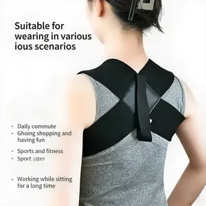 Posture Corrector Shoulder Brace, Adjustable Breathable Posture Corrector for Men & Women - Upper Back Shoulder Support Brace