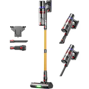 Cordless Vacuum Cleaner, Self-Standing 600W 50KPA 70Min Runtime Stick Vacuum for , 1.4L Dust Cup, LED Display, Anti-, 8-Stage Filtration, for Hardwood Floor Carpet