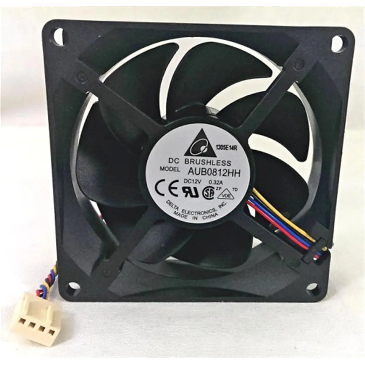 Delta 23-8025-03 Computer CPU Cooling Fan - 80x80x25 mm Ball Bearing PC Fan Cooler for Desktop & Laptop Components, Computer Cpu Cooling Fans, Pc Fans
