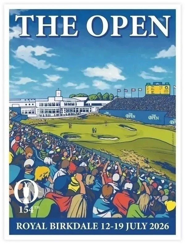 The Open 154th Royal Birkdale 2026 Golf Poster Wall Art