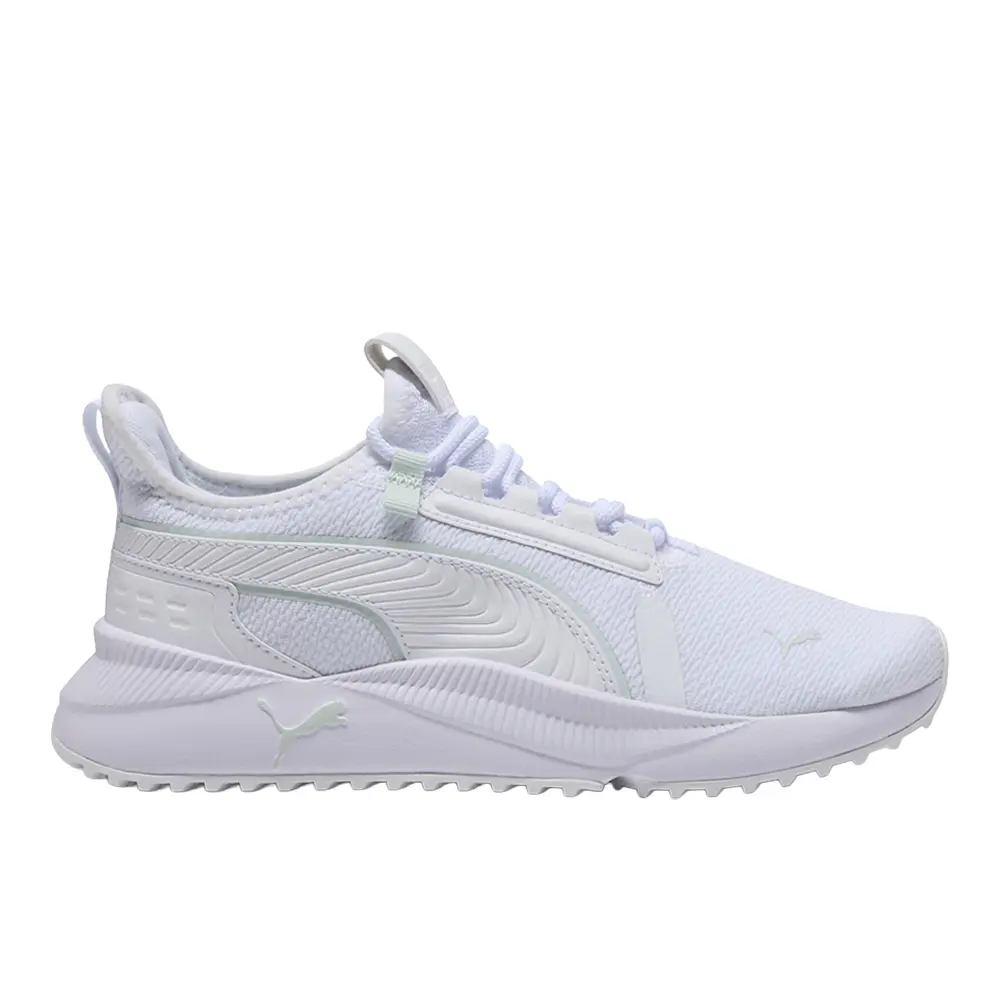 PUMA Womens Pacer Future Street Clean Lace Up Sneakers Shoes Casual - White