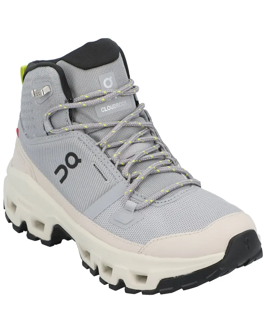 On Running Cloudrock Mid Waterproof Canvas Sneaker