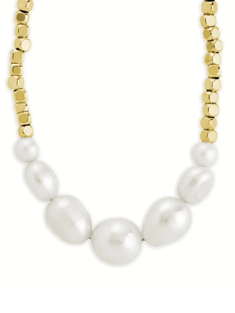 Pearl Beaded Collar Necklace