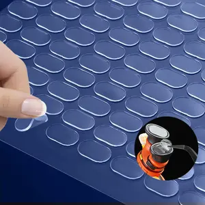 300 Double-Sided Clear Adhesive Dots - Strong,Traceless Sticky Dots for Posters,Photos,Office & Home.