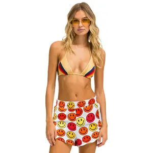 SMILEY BINGO LOUNGER SHORT - WHITE